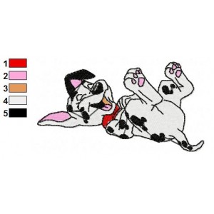 Dalmations Embroidery Design 8